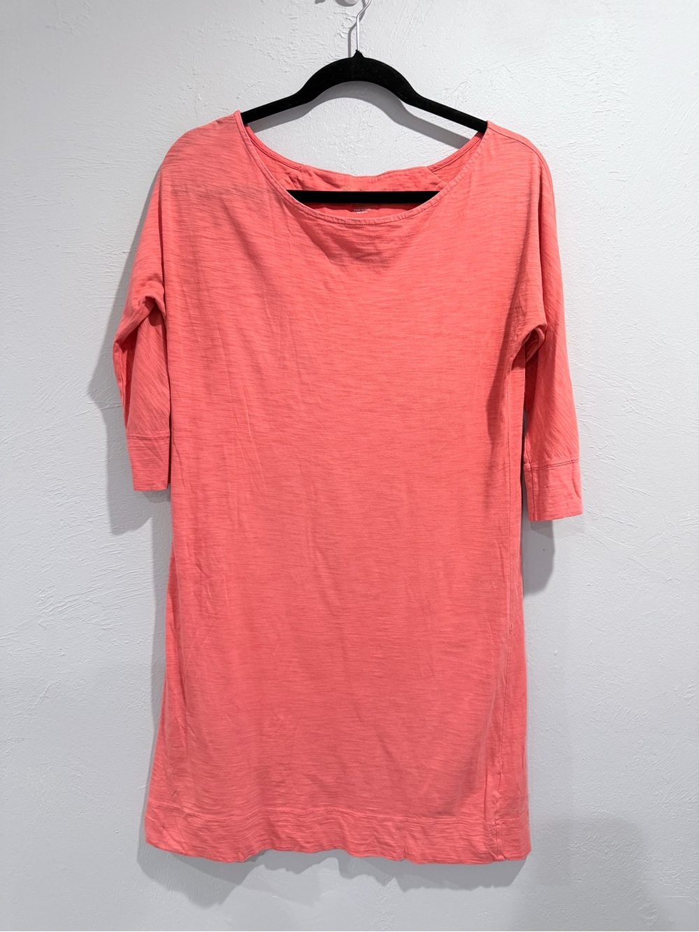 Lilly Pulitzer Women’s Pima Cotton Coral 3/4 Sleeve Tunic Top Size Small